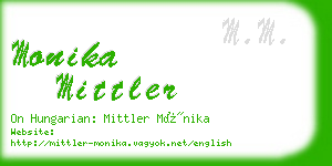 monika mittler business card